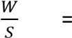 Wing loading equation
